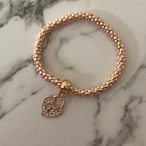 Rose Gold locket bangle ((FreeGift wPurchase))